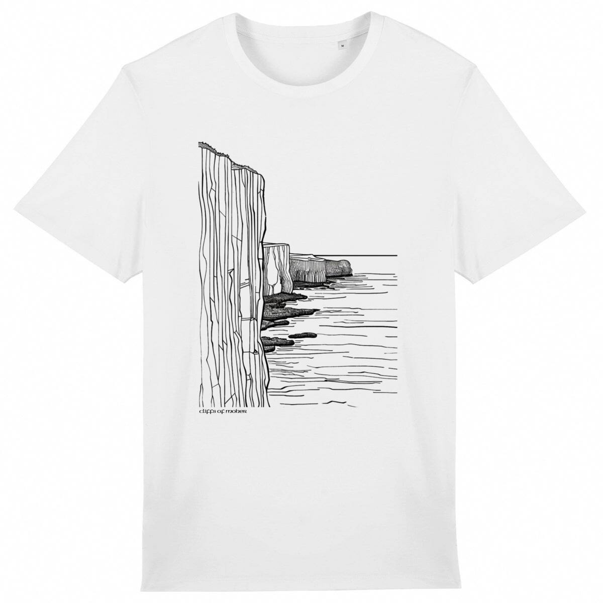 Cliffs T-Shirt, 100% Organic Cotton