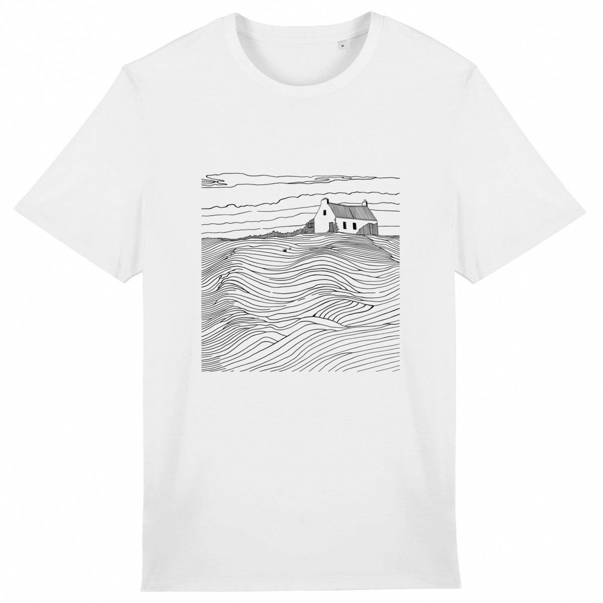Ireland Abandoned House T-Shirt, 100% organic cotton